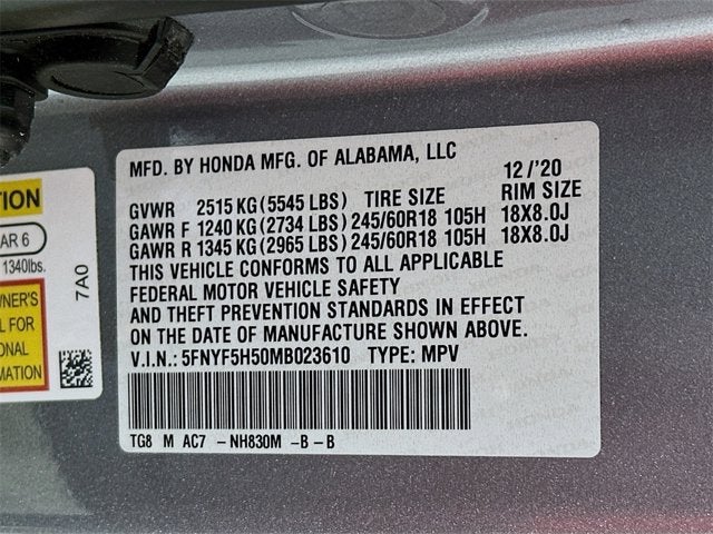 2021 Honda Pilot EX-L