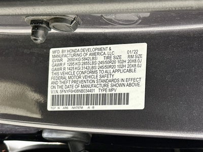 2022 Honda Pilot Elite