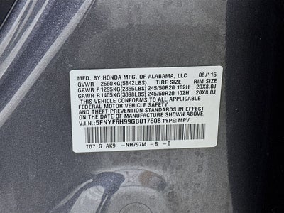 2016 Honda Pilot Touring