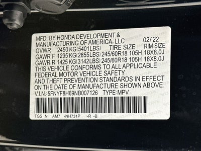 2022 Honda Passport TrailSport