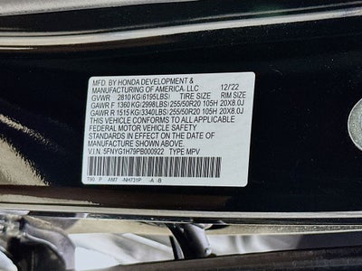 2023 Honda Pilot Touring
