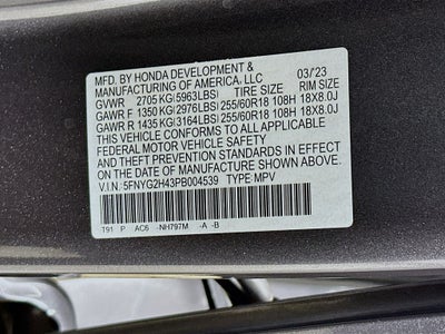 2023 Honda Pilot EX-L 8 Passenger
