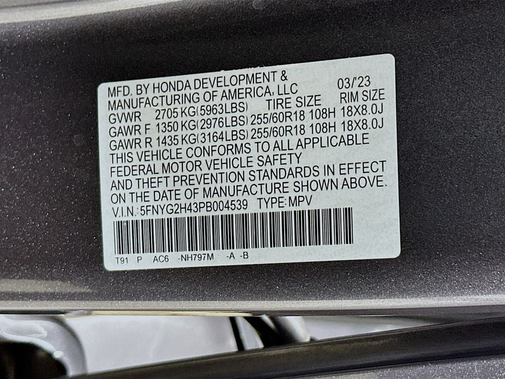 2023 Honda Pilot EX-L 8 Passenger
