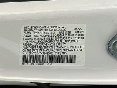 2025 Honda Pilot Touring
