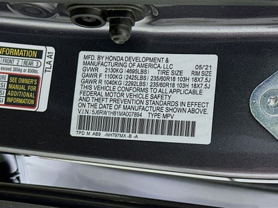 2021 Honda CR-V EX-L
