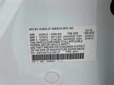 2018 Acura MDX w/Technology/Entertainment Pkg