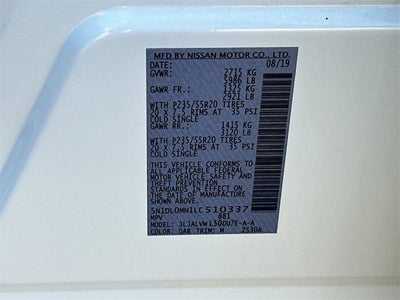 2020 INFINITI QX60 LUXE