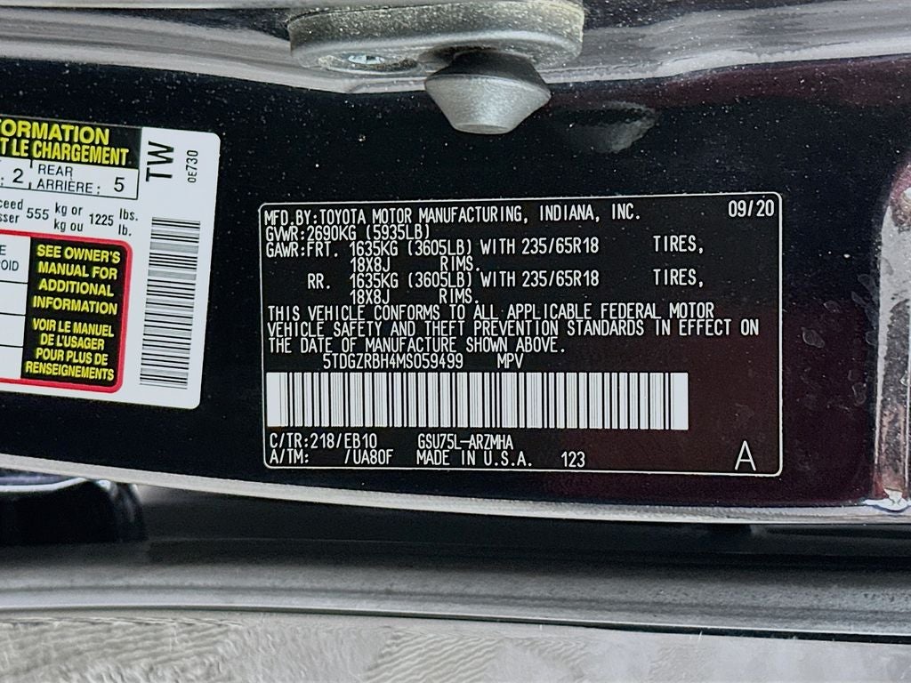 2021 Toyota Highlander XLE