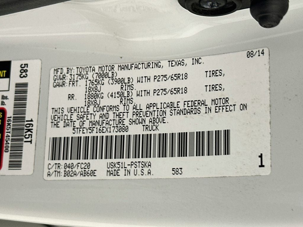 2014 Toyota Tundra SR5 CrewMax