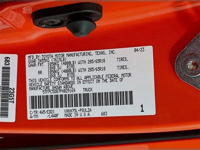 2023 Toyota Tundra 4WD TRD Pro Hybrid