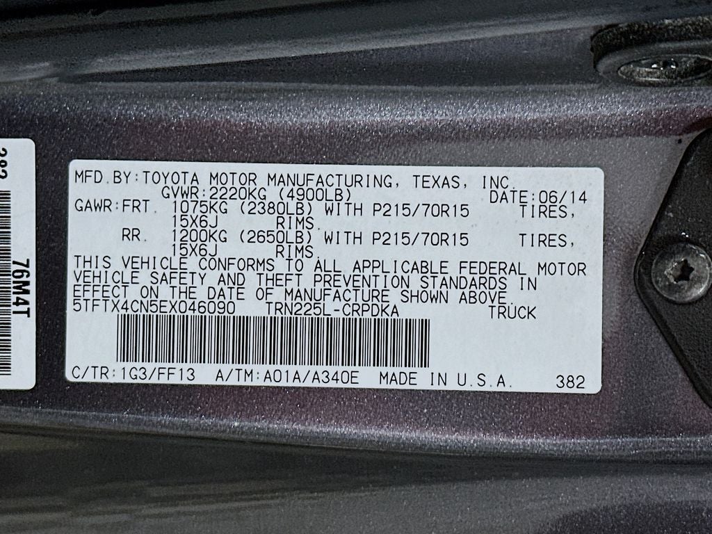 2014 Toyota Tacoma Base