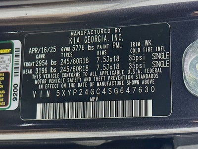 2025 Kia Telluride LX