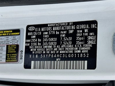 2020 Kia Telluride S