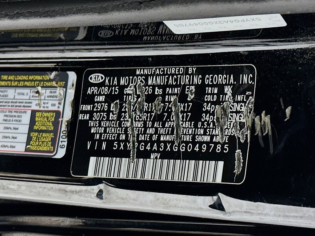 2016 Kia Sorento L