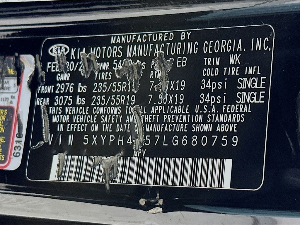 2020 Kia Sorento EX