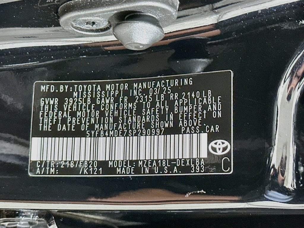 2025 Toyota Corolla LE