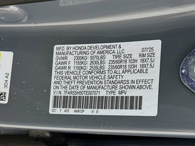 2026 Honda CR-V Hybrid Sport