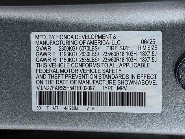 2026 Honda CR-V Hybrid Sport