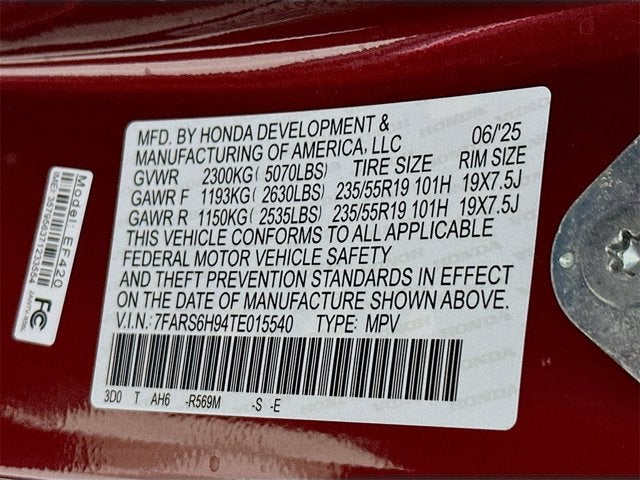 2026 Honda CR-V Hybrid Sport Touring