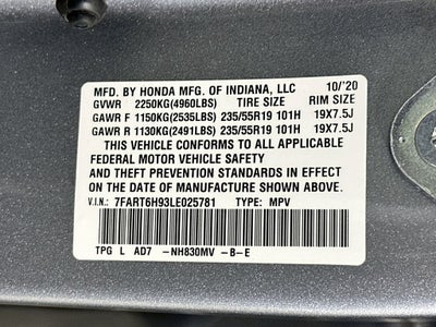 2020 Honda CR-V Hybrid Touring