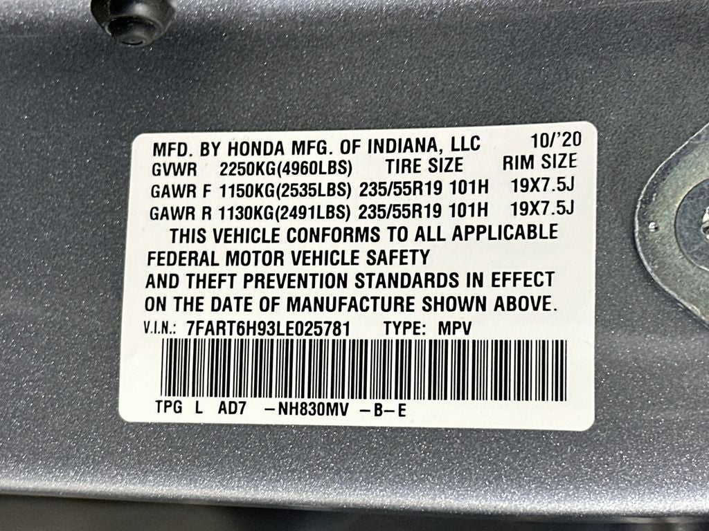2020 Honda CR-V Hybrid Touring