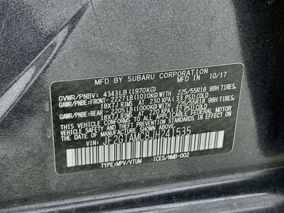 2018 Subaru Crosstrek 2.0i Limited