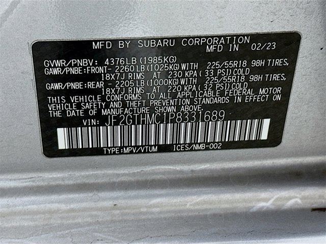 2023 Subaru Crosstrek Limited