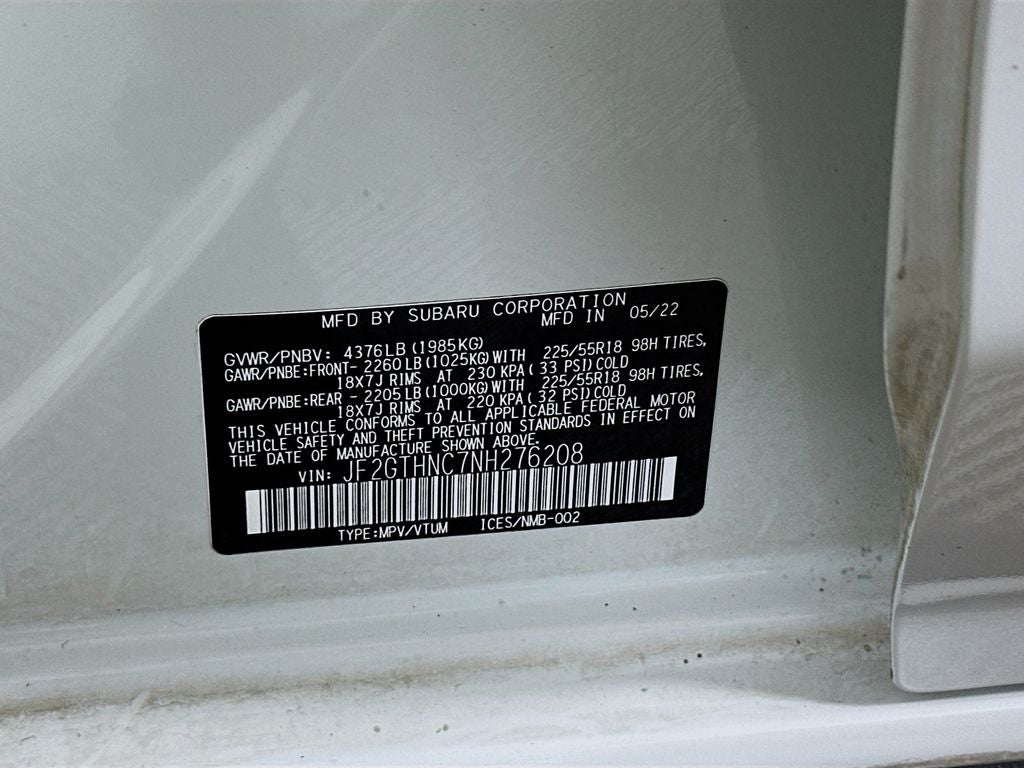 2022 Subaru Crosstrek Limited