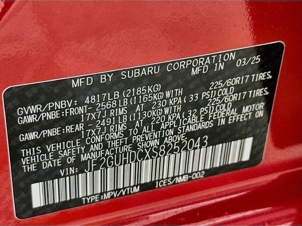 2025 Subaru Crosstrek Premium