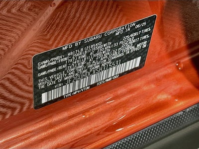 2025 Subaru Crosstrek Premium