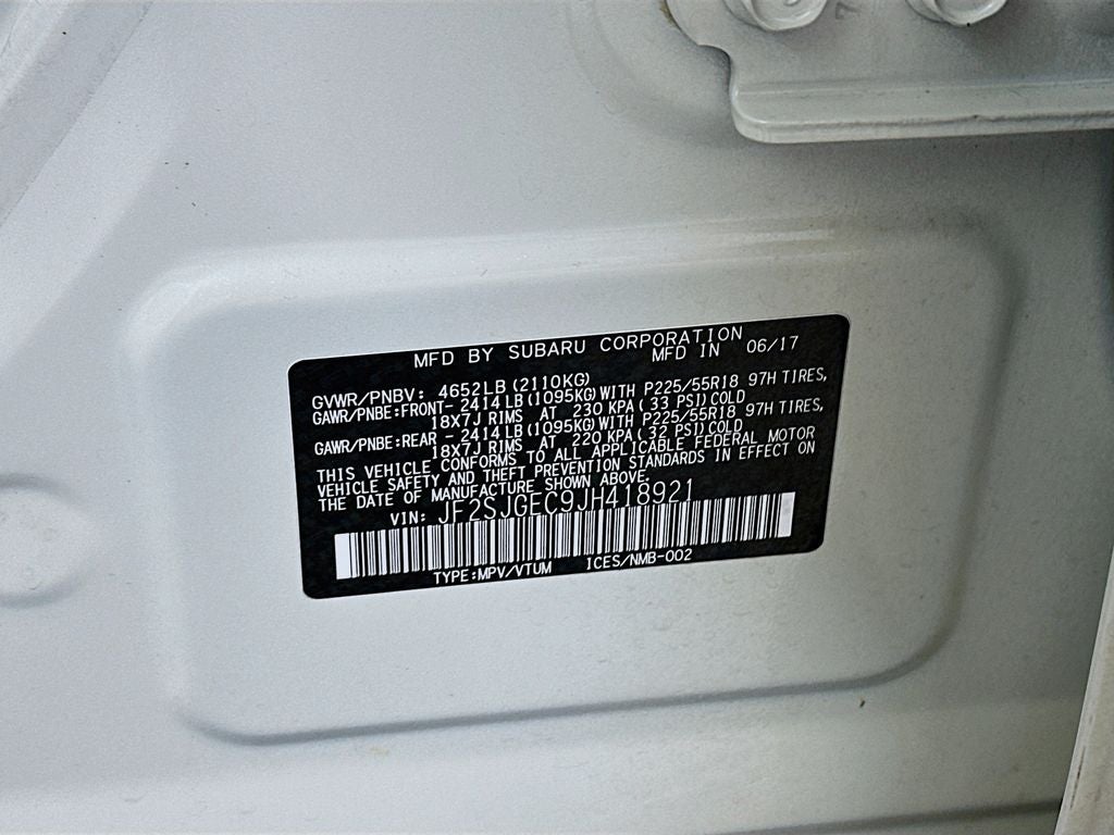 2018 Subaru Forester 2.0XT Premium Premium