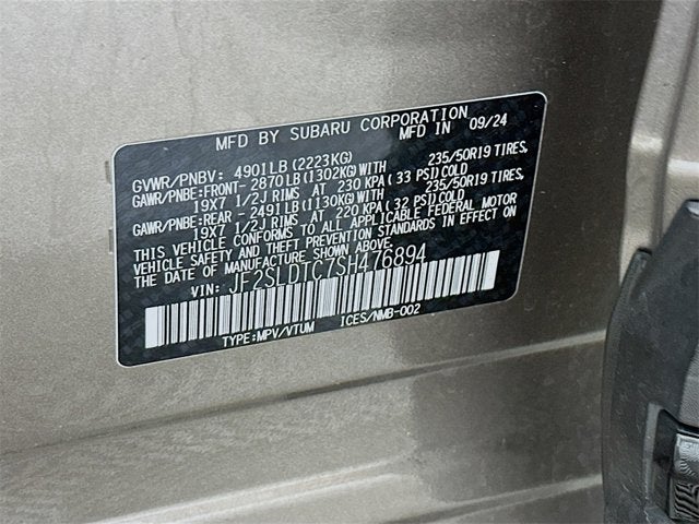 2025 Subaru Forester Touring