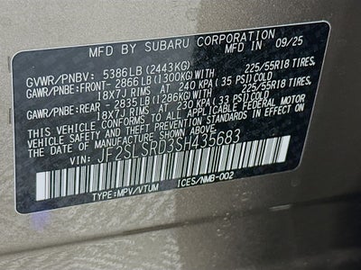 2025 Subaru Forester Hybrid Limited