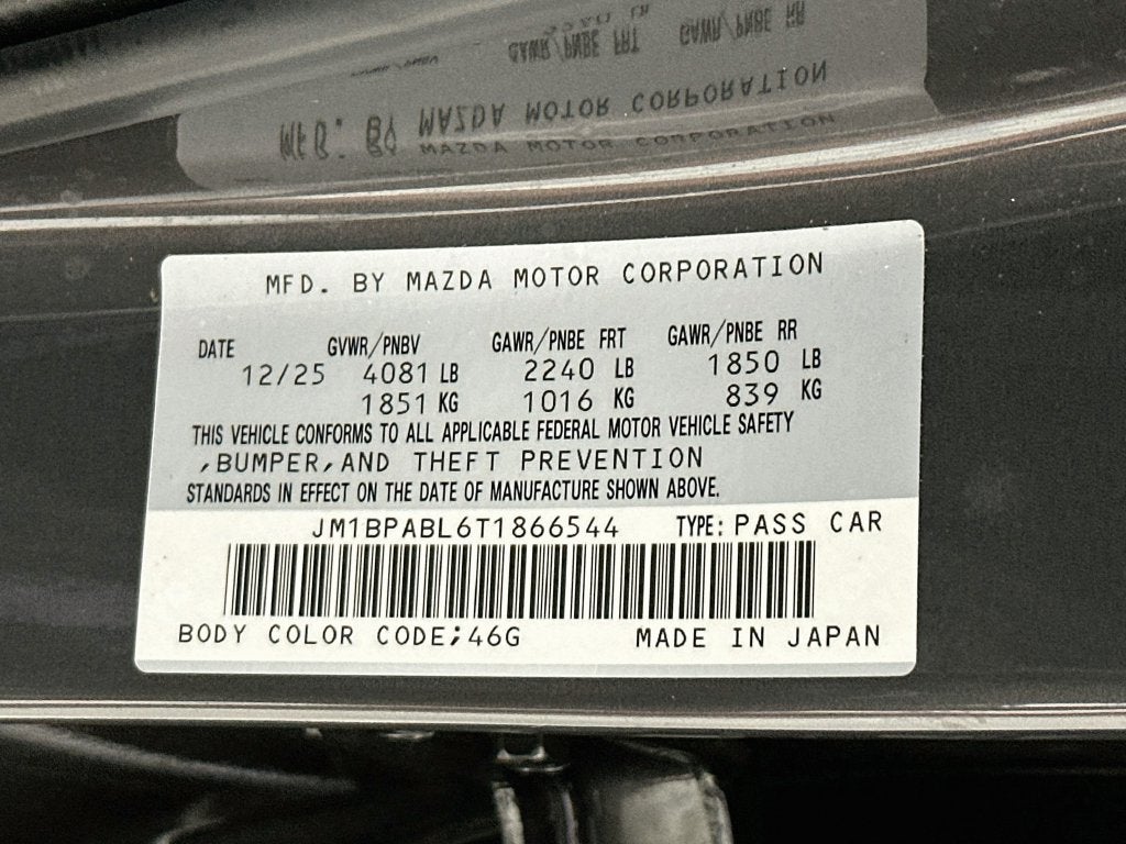 2026 Mazda Mazda3 2.5 S Select Sport