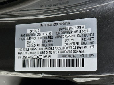 2018 Mazda Mazda CX-9 Signature