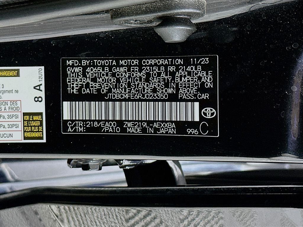 2024 Toyota Corolla Hybrid XLE