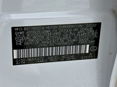 2022 Lexus IS 350 F SPORT