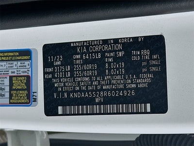 2024 Kia EV9 Light Short Range