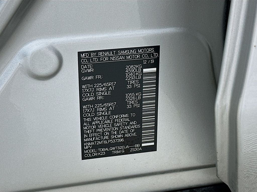 2020 Nissan Rogue SV