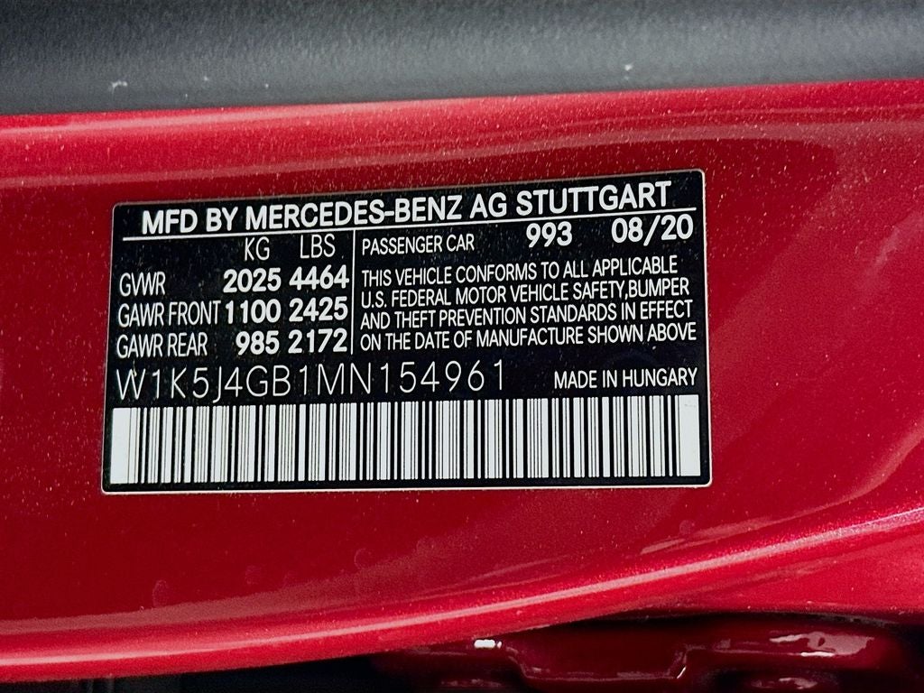2021 Mercedes-Benz CLA CLA 250