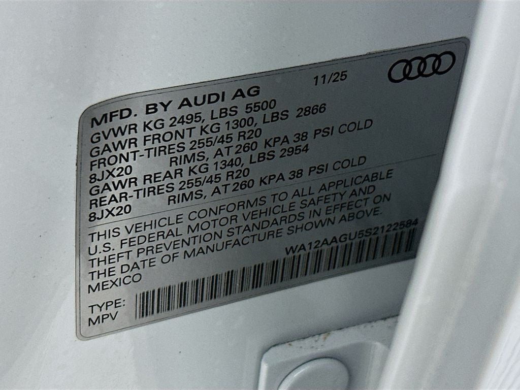 2025 Audi Q5 2.0T Premium Plus quattro