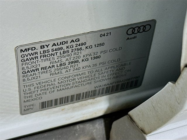 2021 Audi Q5 Sportback Prestige