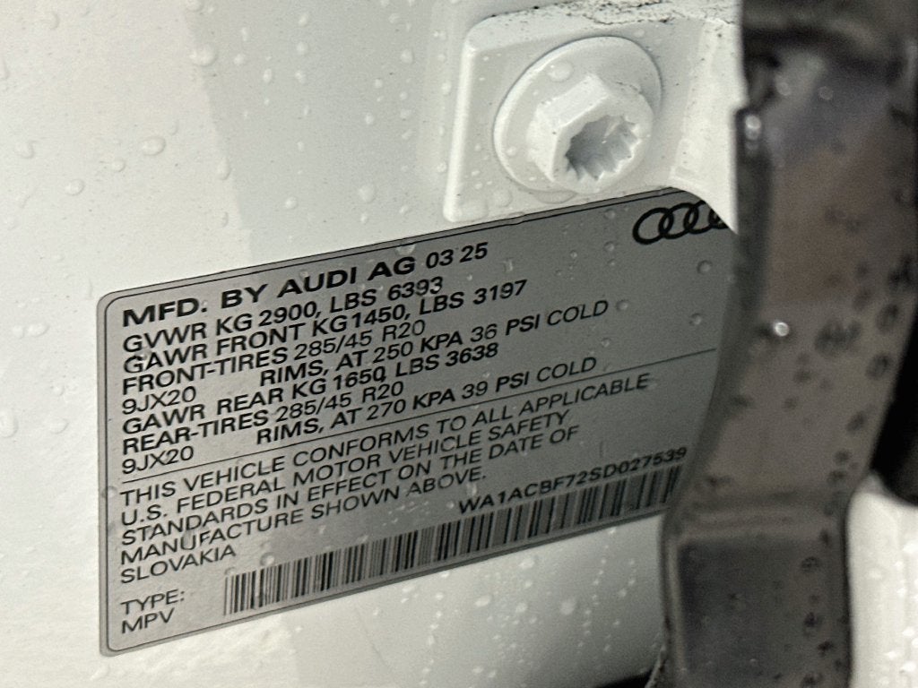 2025 Audi Q7 45 Premium quattro