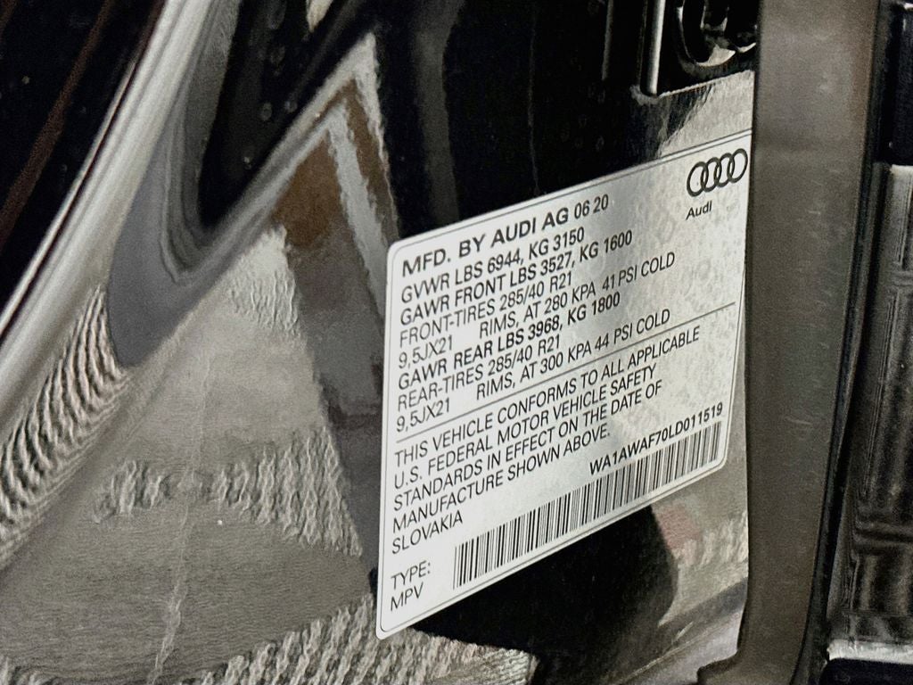 2020 Audi SQ7 Premium Plus quattro