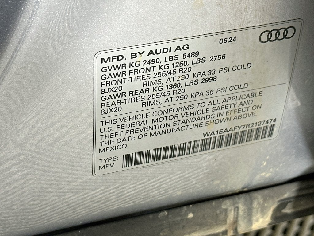 2024 Audi Q5 45 S line Premium quattro