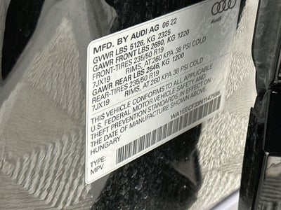 2022 Audi Q3 Premium Plus S Line quattro