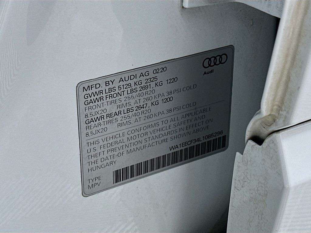 2020 Audi Q3 Premium Plus S line quattro