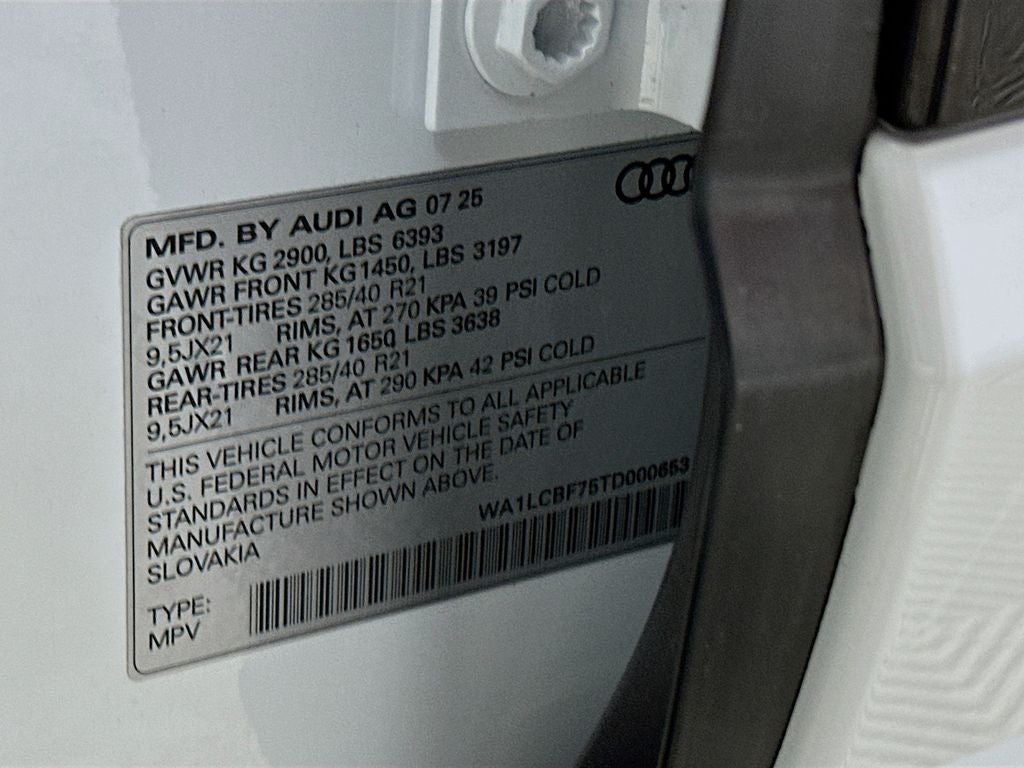 2026 Audi Q7 45 Premium Plus quattro