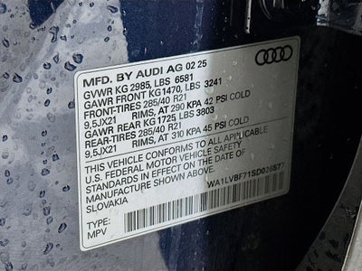 2025 Audi Q7 55 Premium Plus quattro