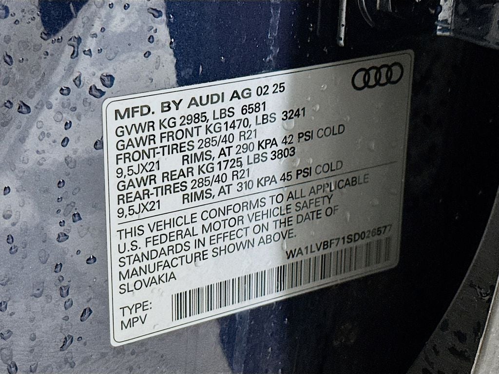 2025 Audi Q7 55 Premium Plus quattro